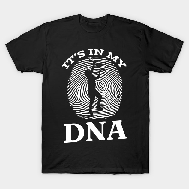 Disc Golf It`s In My DNA Fingerprint I Frisbee I  Disc Golf T-Shirt by Shirtjaeger